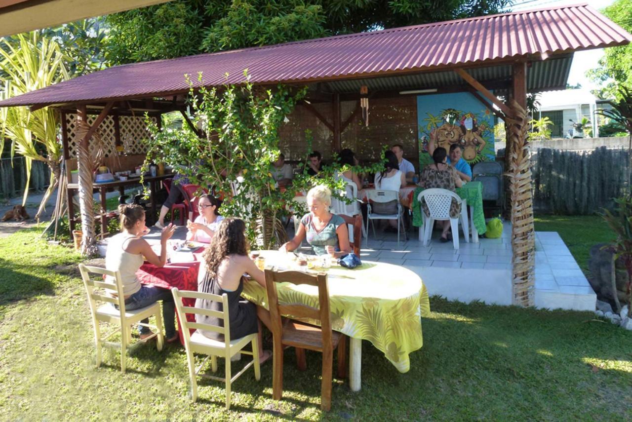 Punaauia  Pension Te Miti - Plage-Beach 200M - Mahana Parc & Vaiava Beach Pk18 - B&B Chambres Ou Dortoir מראה חיצוני תמונה