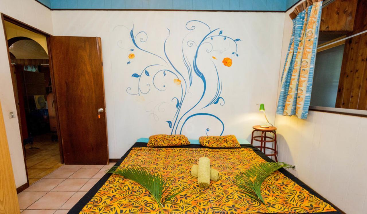 Punaauia  Pension Te Miti - Plage-Beach 200M - Mahana Parc & Vaiava Beach Pk18 - B&B Chambres Ou Dortoir מראה חיצוני תמונה