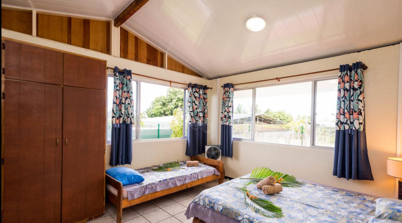 Punaauia  Pension Te Miti - Plage-Beach 200M - Mahana Parc & Vaiava Beach Pk18 - B&B Chambres Ou Dortoir מראה חיצוני תמונה