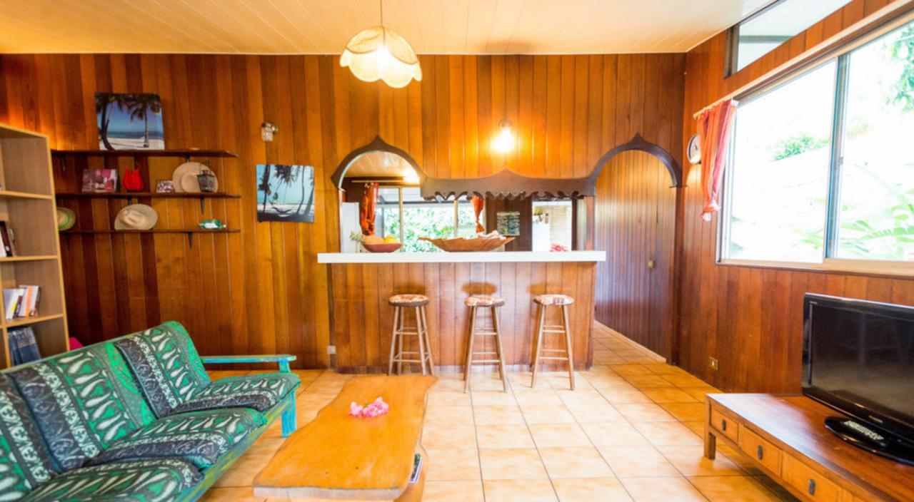 Punaauia  Pension Te Miti - Plage-Beach 200M - Mahana Parc & Vaiava Beach Pk18 - B&B Chambres Ou Dortoir מראה חיצוני תמונה