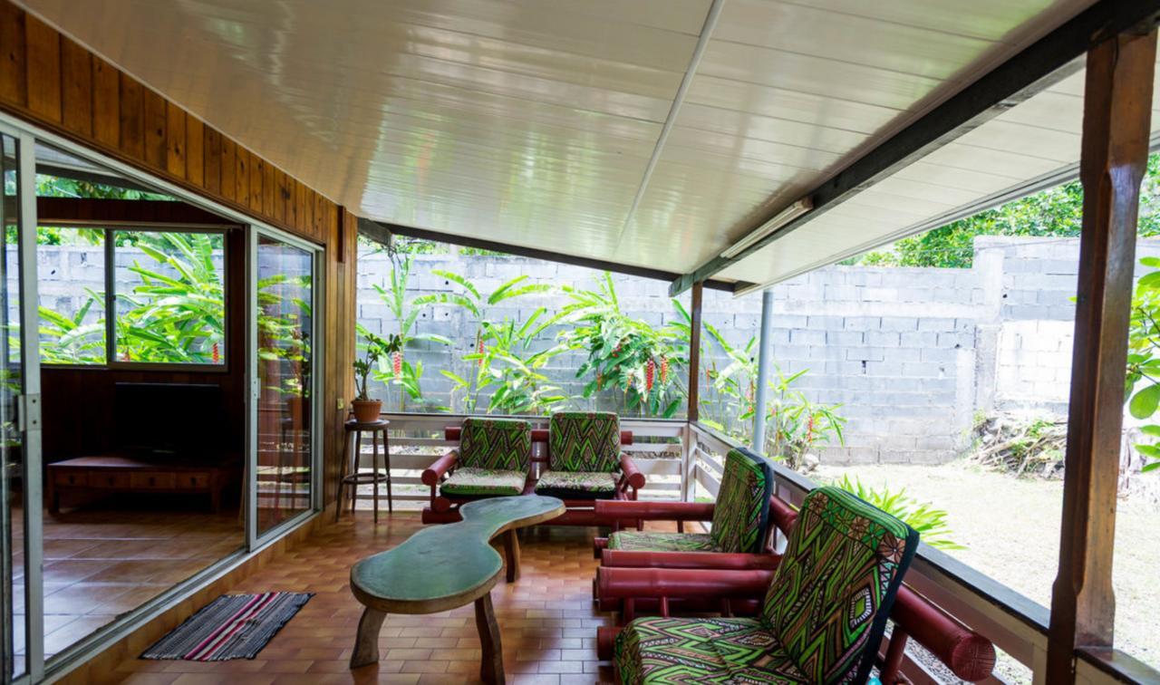 Punaauia  Pension Te Miti - Plage-Beach 200M - Mahana Parc & Vaiava Beach Pk18 - B&B Chambres Ou Dortoir מראה חיצוני תמונה