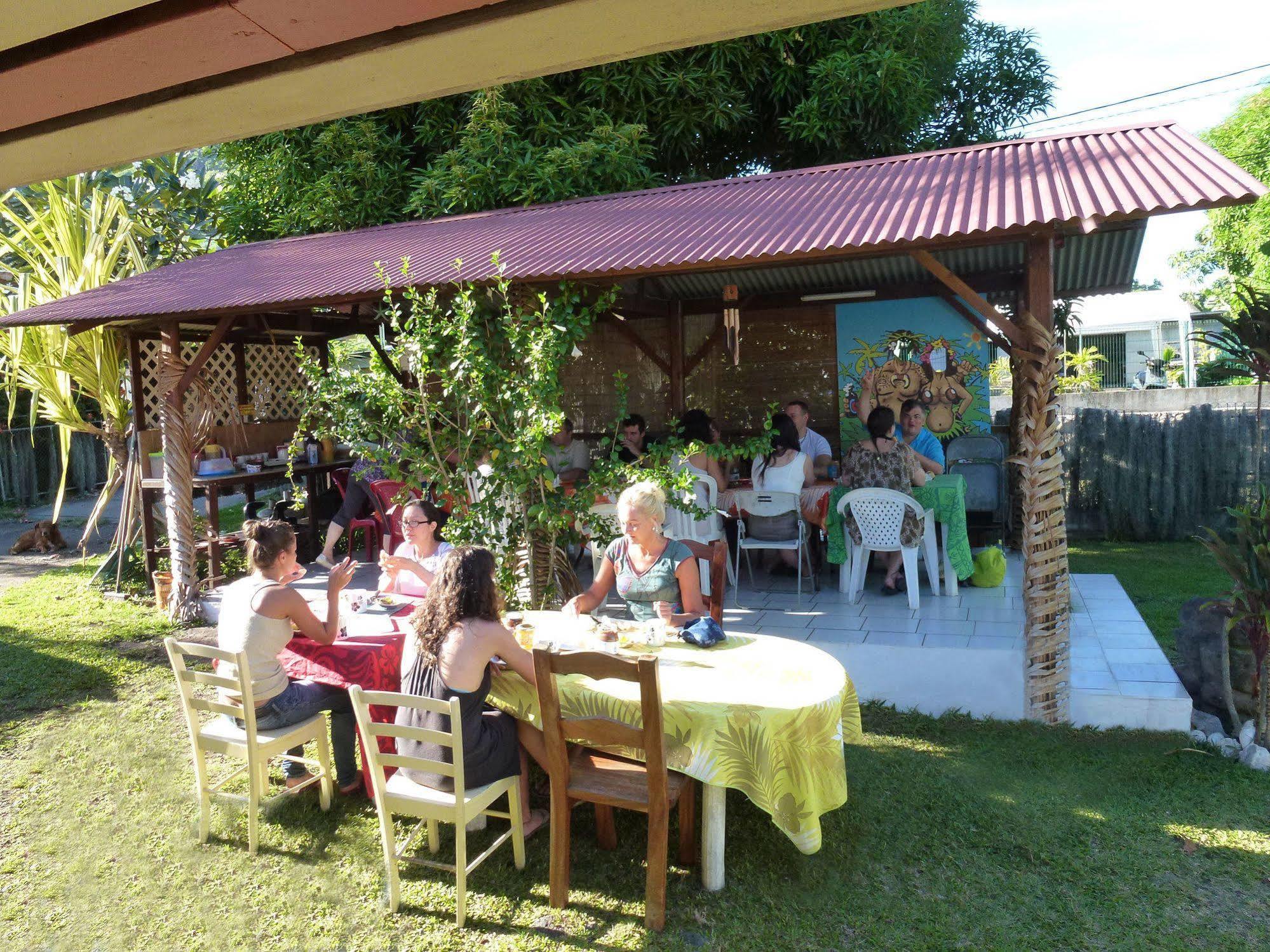 Punaauia  Pension Te Miti - Plage-Beach 200M - Mahana Parc & Vaiava Beach Pk18 - B&B Chambres Ou Dortoir מראה חיצוני תמונה
